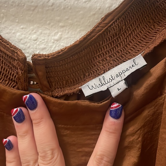 NWOT Wishlist apparel brown body suit - Picture 4 of 5